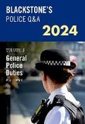Bild: Blackstone's Police Q&A's 2024 Volume 3: General Police Duties - Oxford University Press