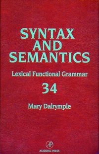 Enlarge image Cover: Lexical Functional Grammar - Elsevier