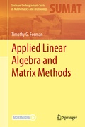 Cover: Applied Linear Algebra and Matrix Methods - Springer