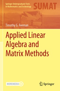 Abbildung von: Applied Linear Algebra and Matrix Methods - Springer