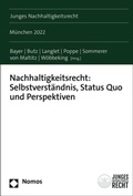 Cover: Nachhaltigkeitsrecht: Selbstverst&auml;ndnis, Status Quo und Perspektiven - Nomos