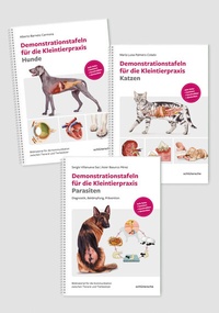Abbildung von: Demonstrationstafeln für die Kleintierpraxis Hund, Katze und Parasiten 3 Bde. im SET - Schlütersche