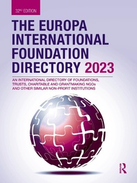 Abbildung von: The Europa International Foundation Directory 2023 - Taylor & Francis