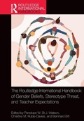 Cover: The Routledge International Handbook of Gender Beliefs, Stereotype Threat, and Teacher Expectations - Routledge