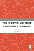 Cover: Public Service Motivation - Routledge