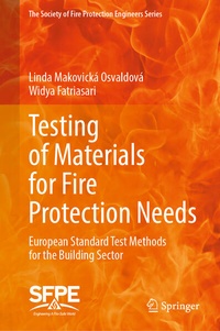 Enlarge image Cover: Testing of Materials for Fire Protection Needs - Springer