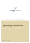 Cover: Managerhaftung bei Unternehmenskrisen und -zusammenbr&uuml;chen - buch & netz
