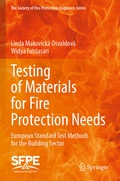 Cover: Testing of Materials for Fire Protection Needs - Springer