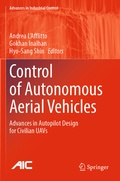 Cover: Control of Autonomous Aerial Vehicles - Springer