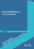 Cover: Kasusauff&auml;lligkeiten in Lernertexten - Schneider bei wbv