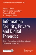 Cover: Information Security, Privacy and Digital Forensics - Springer