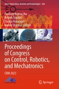 Cover: Proceedings of Congress on Control, Robotics, and Mechatronics - Springer