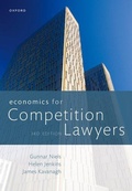Cover: Economics for Competition Lawyers 3e - Oxford University Press
