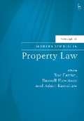 Cover: Modern Studies in Property Law, Volume 11 - Hart Publishing