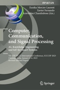 Cover: Computer, Communication, and Signal Processing. AI, Knowledge Engineering and IoT for Smart Systems - Springer