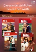 Cover: Die unwiderstehlichen Prinzen der W&uuml;ste (2 Miniserien) - CORA Verlag