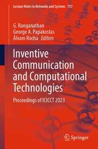 Enlarge image Cover: Inventive Communication and Computational Technologies - Springer