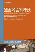Cover: Cicero in Greece, Greece in Cicero - De Gruyter