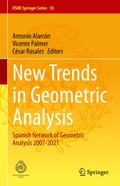 Cover: New Trends in Geometric Analysis - Springer
