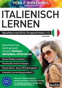 Abbildung von: Italienisch lernen für Fortgeschrittene 1+2 (ORIGINAL BIRKENBIHL) - Klarsicht Verlag
