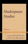 Cover: Shakespeare Studies - Fairleigh Dickinson University Press