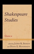 Cover: Shakespeare Studies - Fairleigh Dickinson University Press
