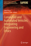 Cover: Connected and Automated Vehicles: Integrating Engineering and Ethics - Springer