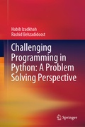 Cover: Challenging Programming in Python: A Problem Solving Perspective - Springer