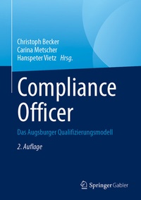 Abbildung von: Compliance Officer - Springer Gabler