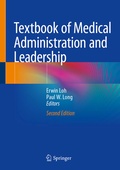 Cover: Textbook of Medical Administration and Leadership - Springer