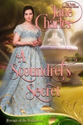 Cover: A Scoundrel's Secret (Revenge of the Wallflowers, #16) - Jane Charles