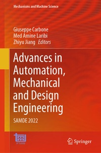 Enlarge image Cover: Advances in Automation, Mechanical and Design Engineering - Springer