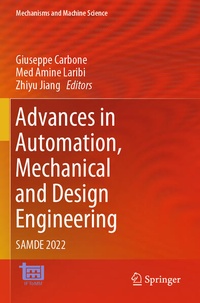 Enlarge image Cover: Advances in Automation, Mechanical and Design Engineering - Springer
