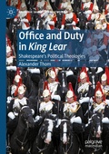 Cover: Office and Duty in King Lear - Palgrave Macmillan