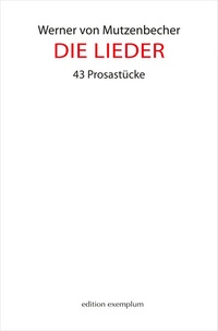 Enlarge image Cover: Die Lieder - ATHENA-Verlag