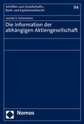 Abbildung von: Die Information der abhängigen Aktiengesellschaft - Nomos