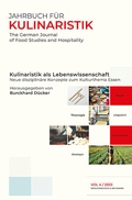 Cover: Kulinaristik als Lebenswissenschaft - K&ouml;nigshausen & Neumann