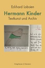 Cover: Hermann Kinder - K&ouml;nigshausen & Neumann