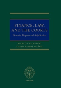 Abbildung von: Finance, Law, and the Courts - Oxford University Press