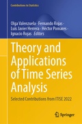 Cover: Theory and Applications of Time Series Analysis - Springer