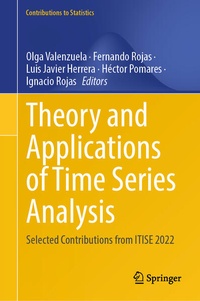 Enlarge image Cover: Theory and Applications of Time Series Analysis - Springer