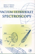 Cover: Vacuum Ultraviolet Spectroscopy - Academic Press