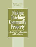 Cover: Making Teaching Community Property - Routledge