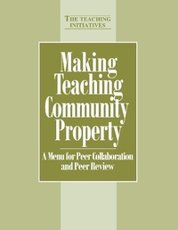 Enlarge image Cover: Making Teaching Community Property - Routledge