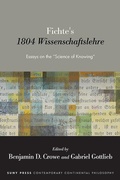 Cover: Fichte's 1804 Wissenschaftslehre - De Gruyter