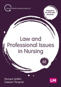 Cover: Law and Professional Issues in Nursing - Learning Matters Ltd