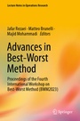 Cover: Advances in Best-Worst Method - Springer