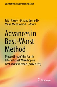 Enlarge image Cover: Advances in Best-Worst Method - Springer