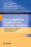 Cover: Science, Engineering Management and Information Technology - Springer