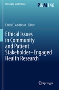 Cover: Ethical Issues in Community and Patient Stakeholder-Engaged Health Research - Springer